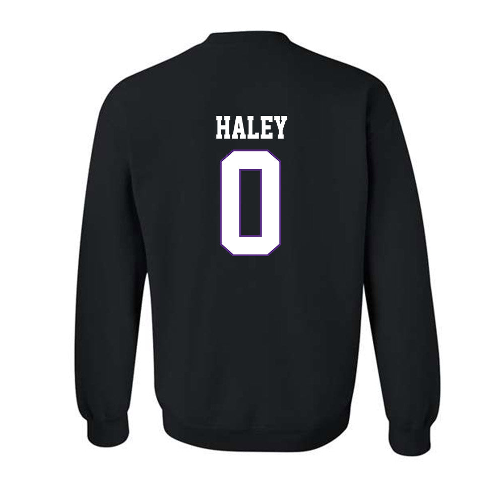 TCU - NCAA Football : Sam Haley - Classic Fashion Shersey Crewneck Sweatshirt-1