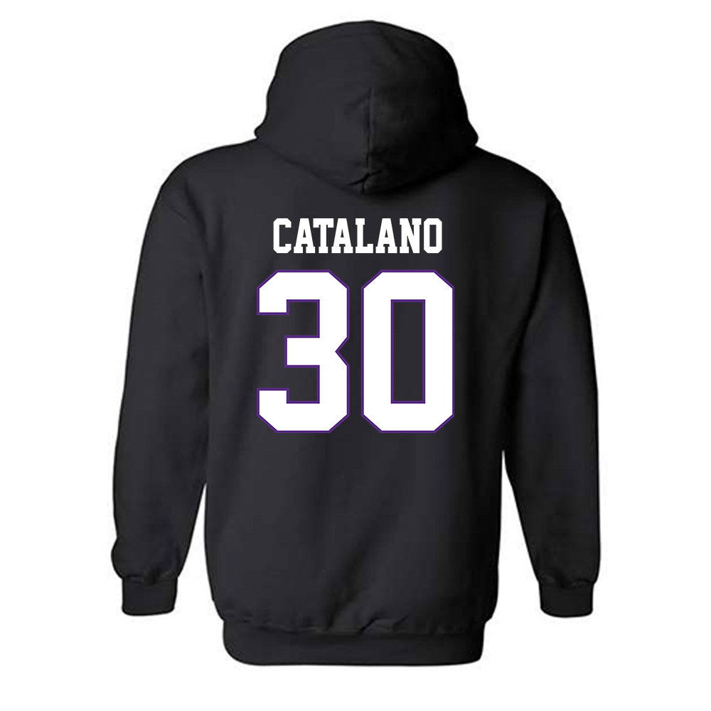 TCU - NCAA Baseball : Michael Catalano - Classic Fashion Shersey Hooded Sweatshirt-1