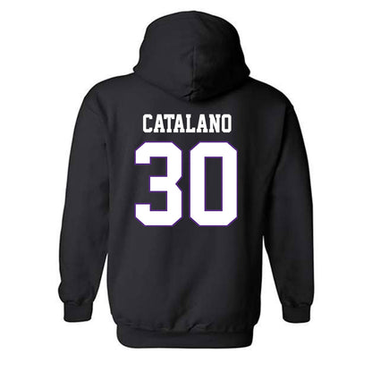 TCU - NCAA Baseball : Michael Catalano - Classic Fashion Shersey Hooded Sweatshirt-1