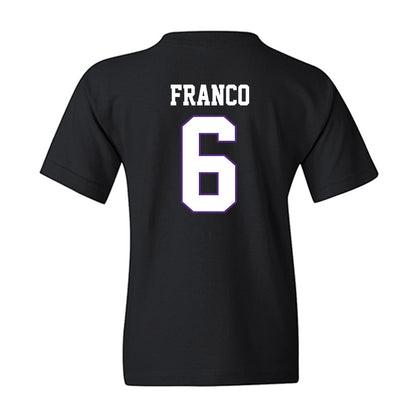 TCU - NCAA Baseball : Noah Franco - Classic Fashion Shersey Youth T-Shirt-1