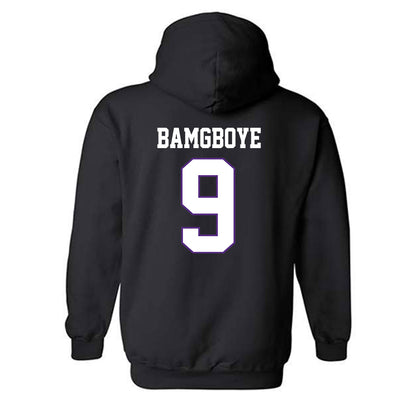 TCU - NCAA Men's Basketball : Luke Bamgboye - Classic Fashion Shersey Hooded Sweatshirt-1