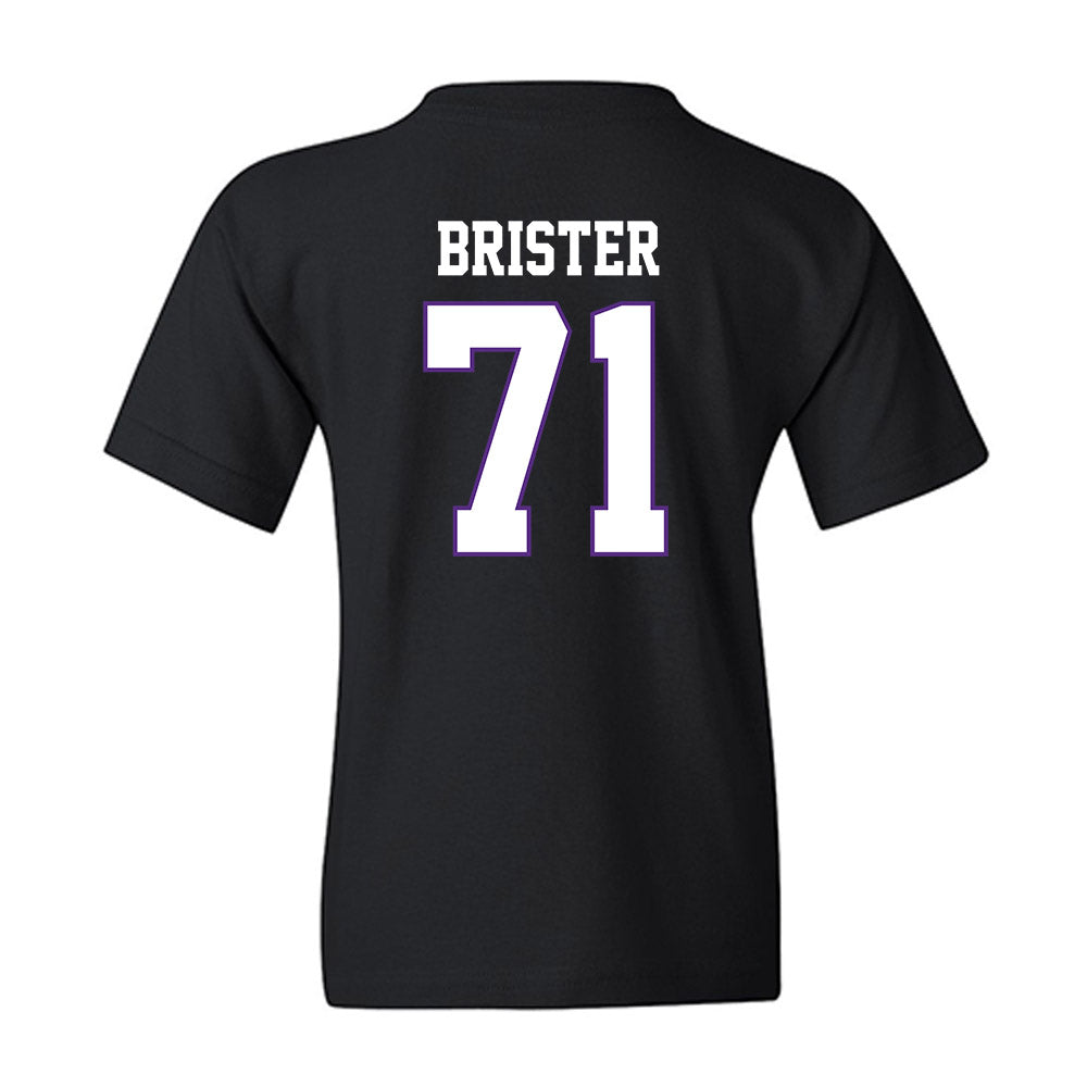 TCU - NCAA Football : Creece Brister - Classic Fashion Shersey Youth T-Shirt-1