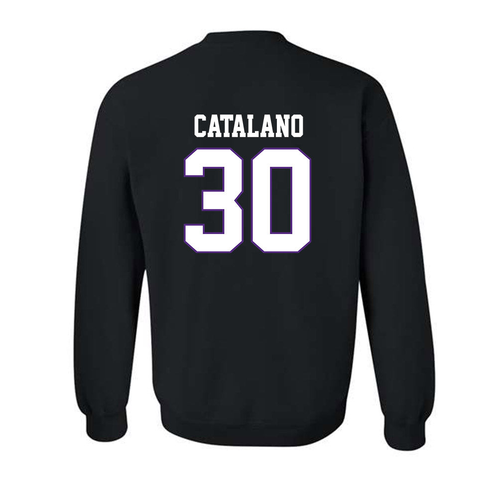 TCU - NCAA Baseball : Michael Catalano - Classic Fashion Shersey Crewneck Sweatshirt-1