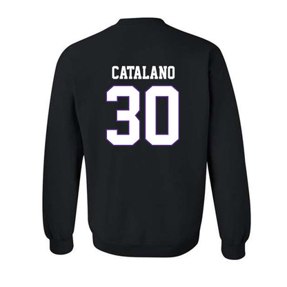 TCU - NCAA Baseball : Michael Catalano - Classic Fashion Shersey Crewneck Sweatshirt-1