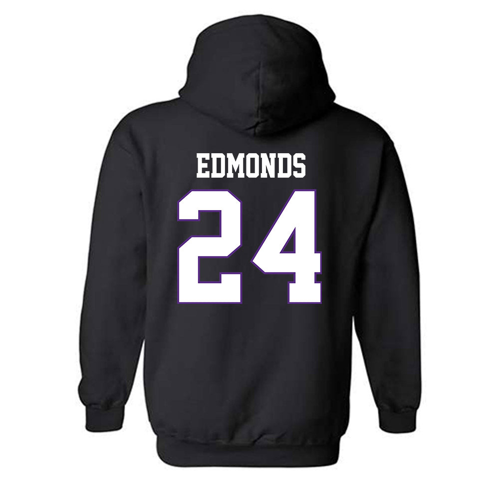TCU - NCAA Men's Basketball : Xavier Edmonds - Classic Fashion Shersey Hooded Sweatshirt-1