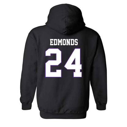 TCU - NCAA Men's Basketball : Xavier Edmonds - Classic Fashion Shersey Hooded Sweatshirt-1