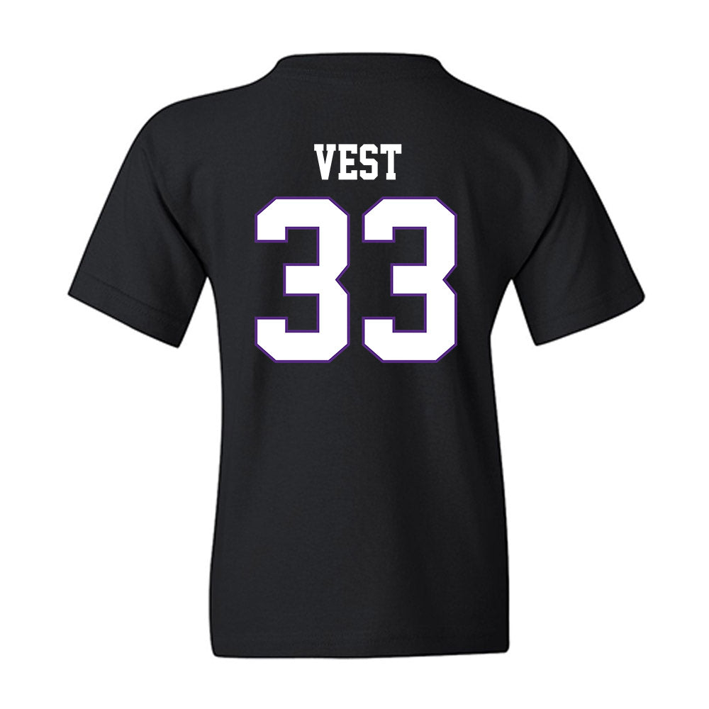 TCU - NCAA Women's Soccer : Grace Vest - Classic Fashion Shersey Youth T-Shirt-1