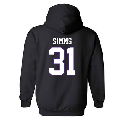 TCU - NCAA Football : Julius Simms - Classic Fashion Shersey Hooded Sweatshirt-1