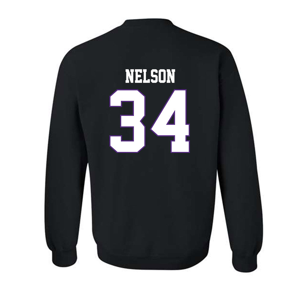 TCU - NCAA Baseball : Cade Nelson - Classic Fashion Shersey Crewneck Sweatshirt-1