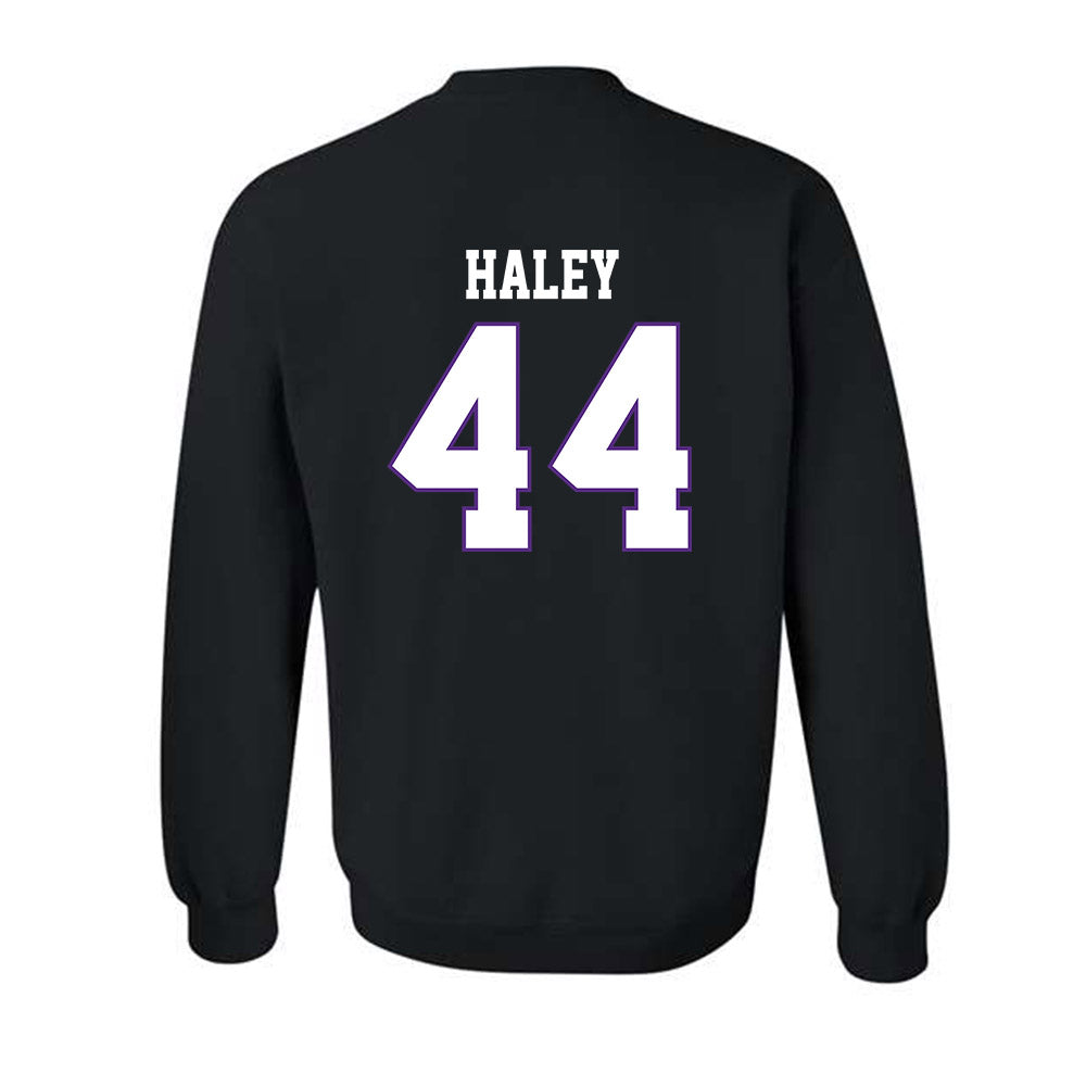 TCU - NCAA Football : Sam Haley - Classic Fashion Shersey Crewneck Sweatshirt-1