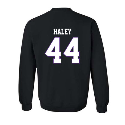 TCU - NCAA Football : Sam Haley - Classic Fashion Shersey Crewneck Sweatshirt-1