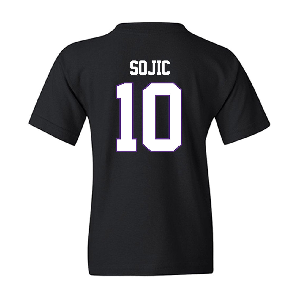 TCU - NCAA Men's Basketball : Milos Sojic - Classic Fashion Shersey Youth T-Shirt-1
