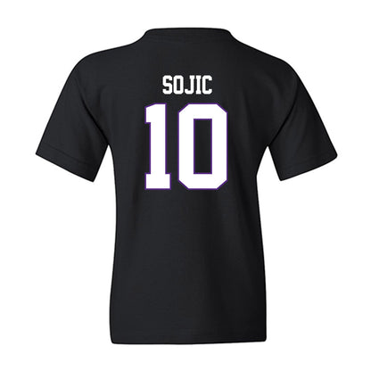 TCU - NCAA Men's Basketball : Milos Sojic - Classic Fashion Shersey Youth T-Shirt-1