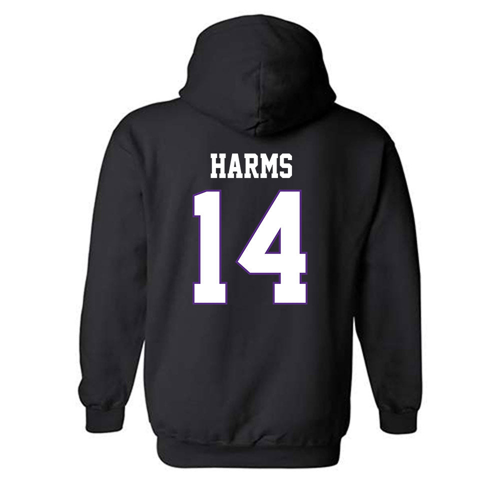 TCU - NCAA Women's Soccer : Hannah Harms - Classic Fashion Shersey Hooded Sweatshirt-1