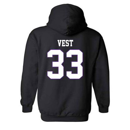 TCU - NCAA Women's Soccer : Grace Vest - Classic Fashion Shersey Hooded Sweatshirt-1