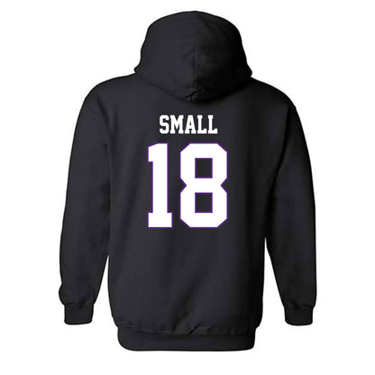 TCU - NCAA Football : Ed Small - Classic Fashion Shersey Hooded Sweatshirt-1