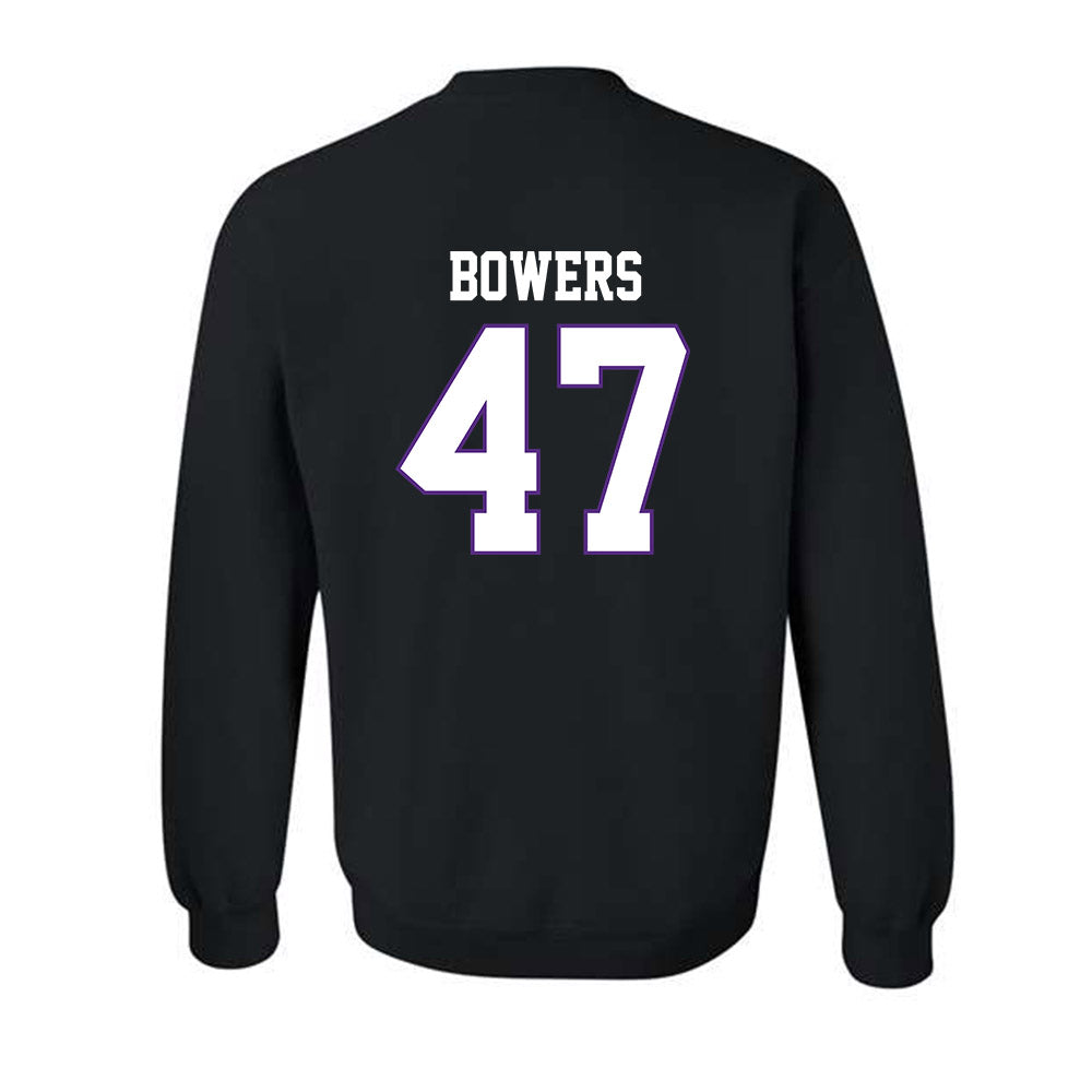TCU - NCAA Football : Aaron Bowers - Classic Fashion Shersey Crewneck Sweatshirt-1
