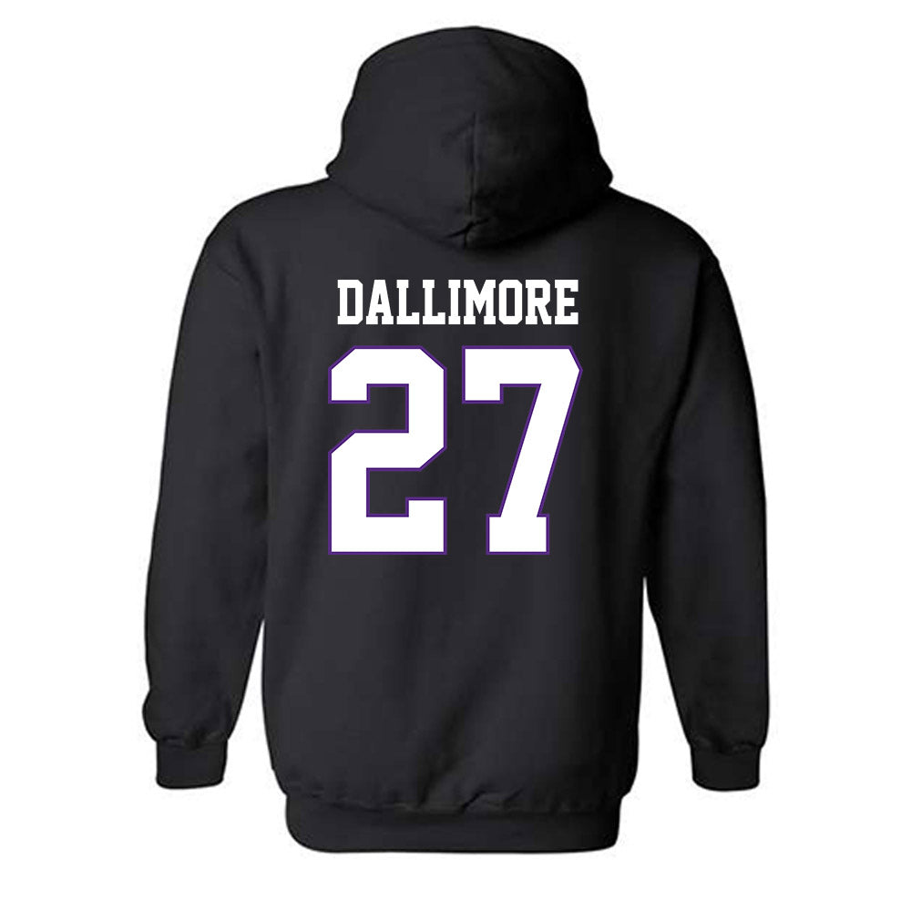TCU - NCAA Baseball : Brady Dallimore - Classic Fashion Shersey Hooded Sweatshirt-1