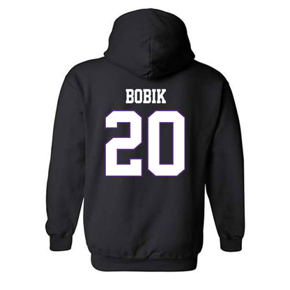 TCU - NCAA Women's Volleyball : Blaykli Bobik - Classic Fashion Shersey Hooded Sweatshirt-1