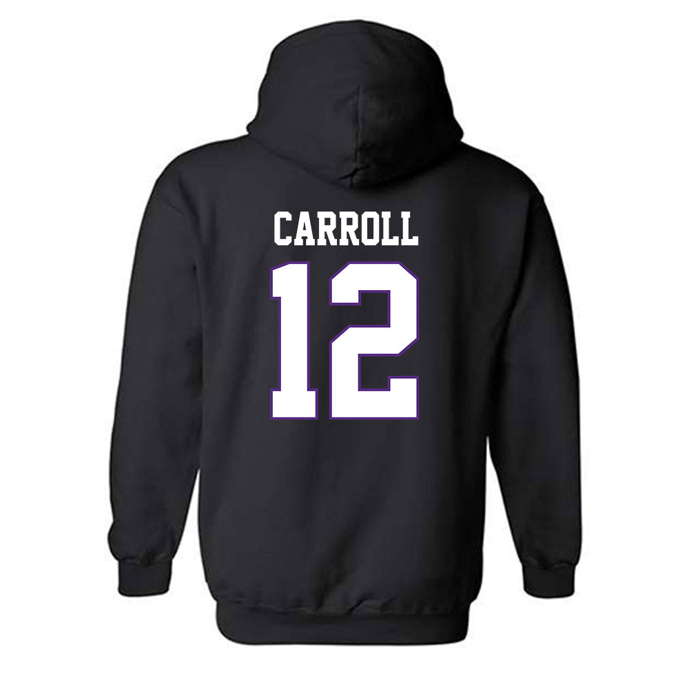 TCU - NCAA Football : Kalen Carroll - Classic Fashion Shersey Hooded Sweatshirt-1