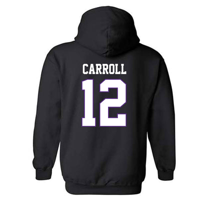 TCU - NCAA Football : Kalen Carroll - Classic Fashion Shersey Hooded Sweatshirt-1