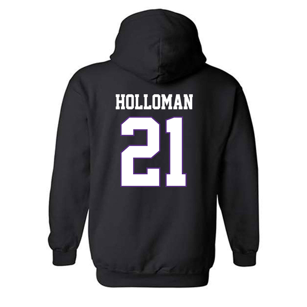 TCU - NCAA Women's Volleyball : Morgan Holloman - Classic Fashion Shersey Hooded Sweatshirt-1