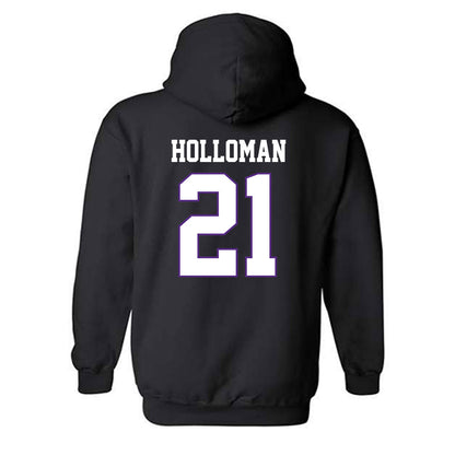 TCU - NCAA Women's Volleyball : Morgan Holloman - Classic Fashion Shersey Hooded Sweatshirt-1