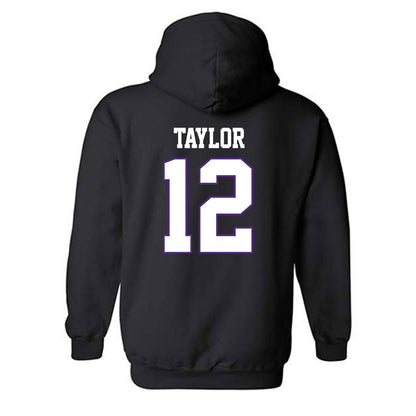 TCU - NCAA Women's Soccer : Madison Taylor - Classic Fashion Shersey Hooded Sweatshirt-1