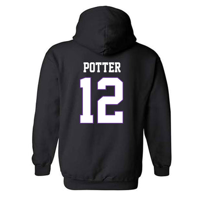 TCU - NCAA Football : David Potter - Classic Fashion Shersey Hooded Sweatshirt-1