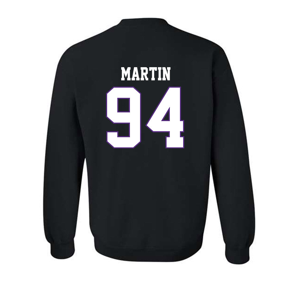 TCU - NCAA Football : Jared Martin - Classic Fashion Shersey Crewneck Sweatshirt-1