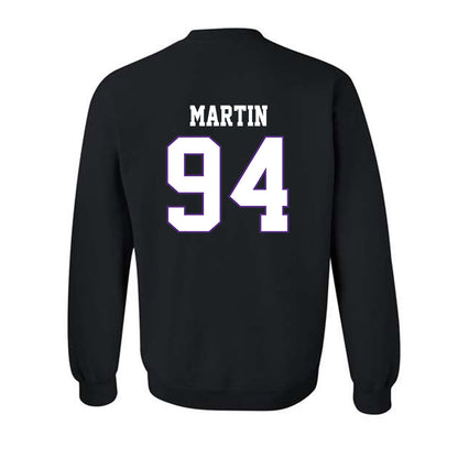 TCU - NCAA Football : Jared Martin - Classic Fashion Shersey Crewneck Sweatshirt-1