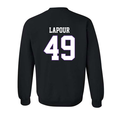 TCU - NCAA Baseball : Tommy LaPour - Classic Fashion Shersey Crewneck Sweatshirt-1