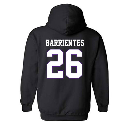 TCU - NCAA Baseball : Aiden Barrientes - Classic Fashion Shersey Hooded Sweatshirt-1