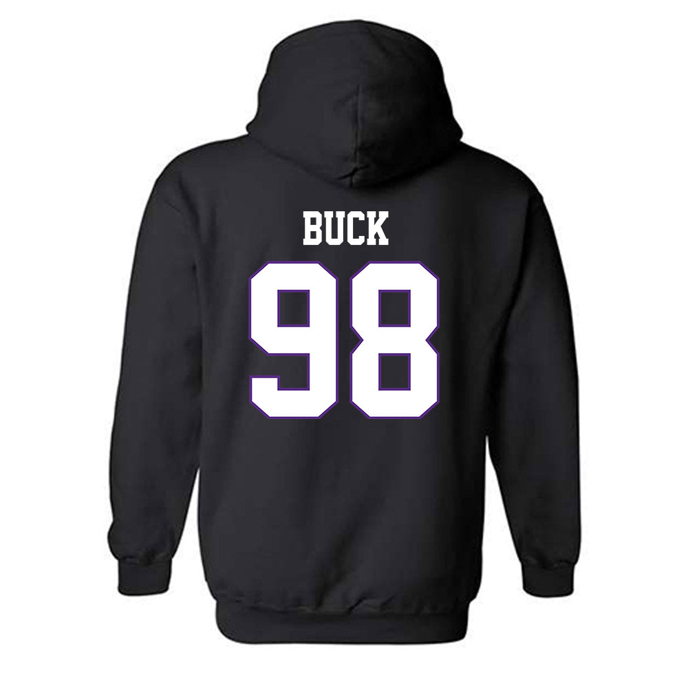 TCU - NCAA Football : Carter Buck - Classic Fashion Shersey Hooded Sweatshirt-1