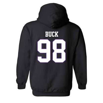 TCU - NCAA Football : Carter Buck - Classic Fashion Shersey Hooded Sweatshirt-1