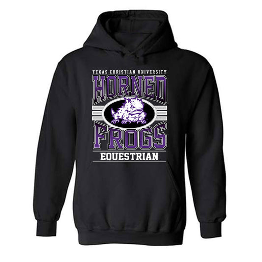 TCU - NCAA Equestrian : Lily Muzzy - Classic Fashion Shersey Hooded Sweatshirt-0