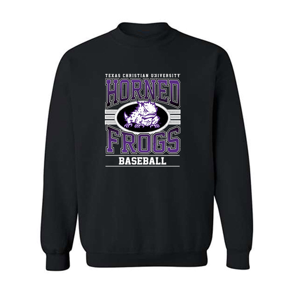 TCU - NCAA Baseball : Michael Catalano - Classic Fashion Shersey Crewneck Sweatshirt-0