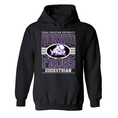 TCU - NCAA Equestrian : Calla Thomas - Classic Fashion Shersey Hooded Sweatshirt-0