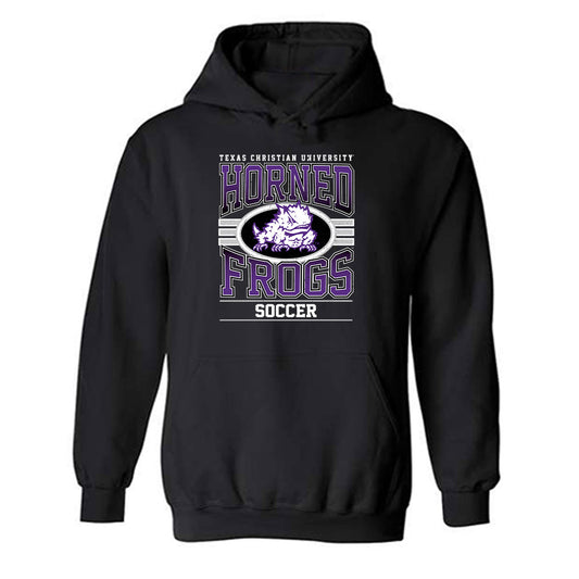 TCU - NCAA Women's Soccer : Peyton Nourse - Classic Fashion Shersey Hooded Sweatshirt-0