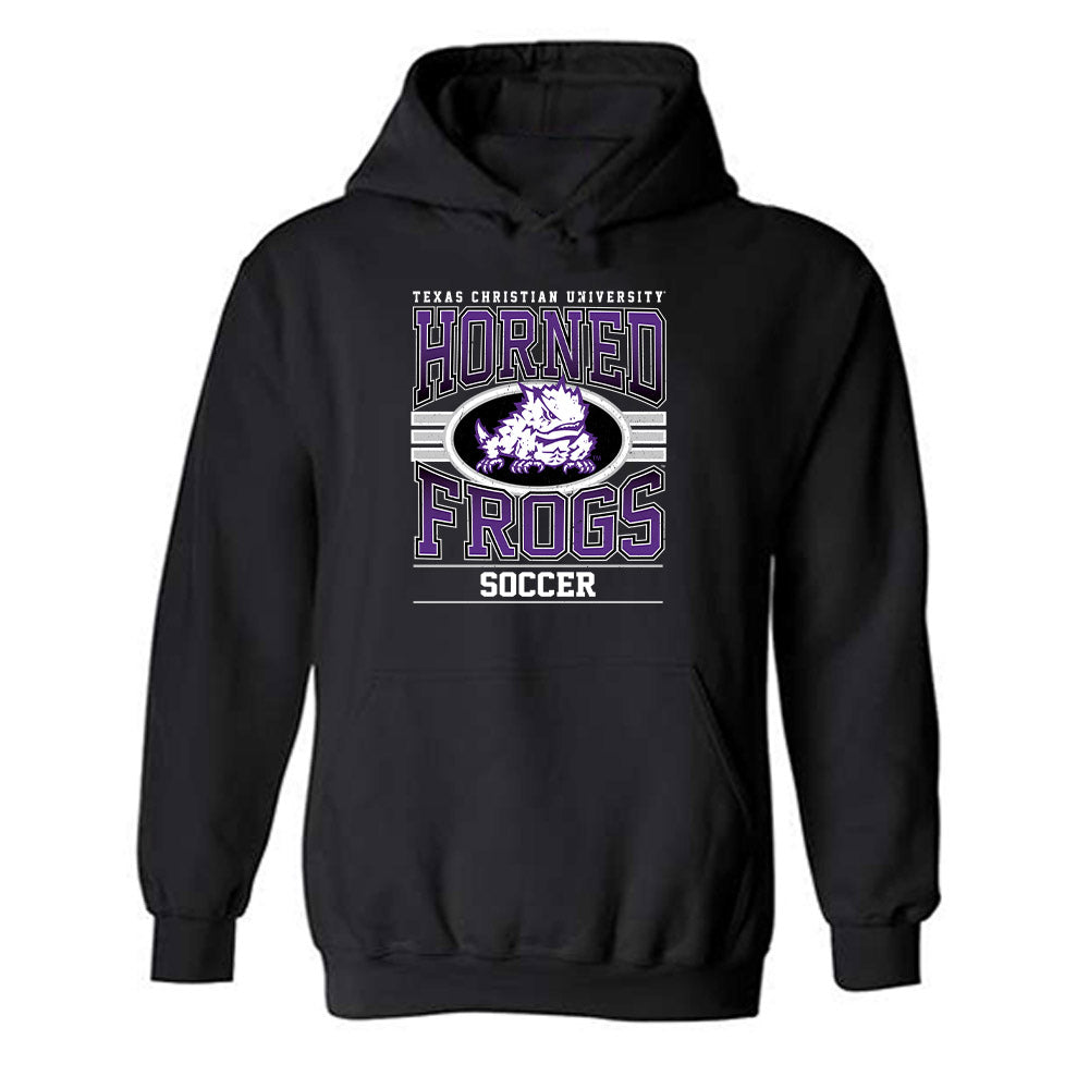 TCU - NCAA Women's Soccer : Camille Banks - Classic Fashion Shersey Hooded Sweatshirt-0