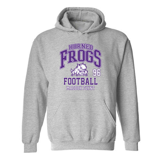 TCU - NCAA Football : Maddox Flynt - Classic Fashion Shersey Hooded Sweatshirt-0