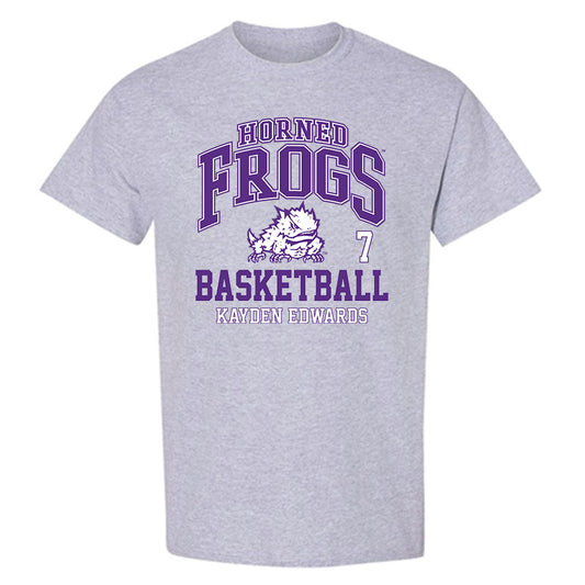 TCU - NCAA Men's Basketball : Kayden Edwards - Classic Fashion Shersey T-Shirt-0