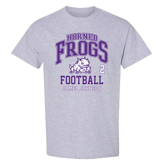TCU - NCAA Football : Jamel Johnson - Classic Fashion Shersey T-Shirt-0