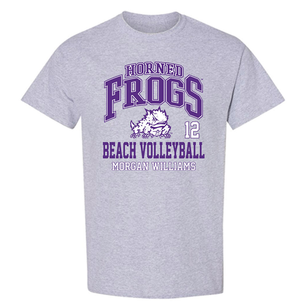 TCU - NCAA Beach Volleyball : Morgan Williams - Classic Fashion Shersey T-Shirt-0