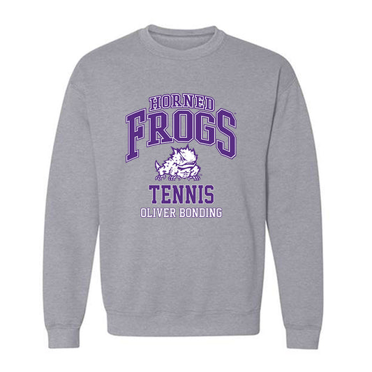 TCU - NCAA Men's Tennis : Oliver Bonding - Classic Fashion Shersey Crewneck Sweatshirt-0