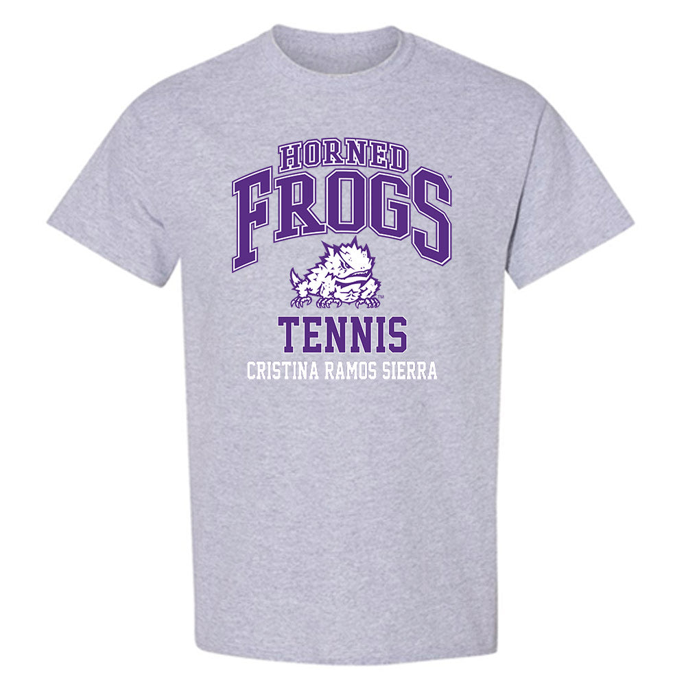TCU - NCAA Women's Tennis : Cristina Ramos Sierra - Classic Fashion Shersey T-Shirt-0