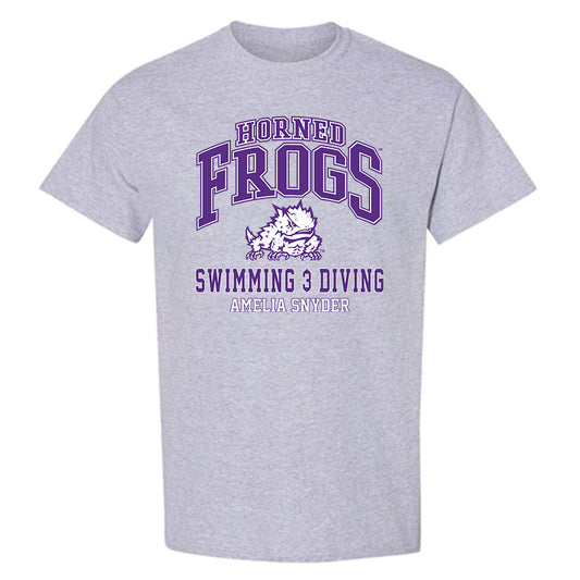 TCU - NCAA Women's Swimming & Diving : Amelia Snyder - Classic Fashion Shersey T-Shirt-0