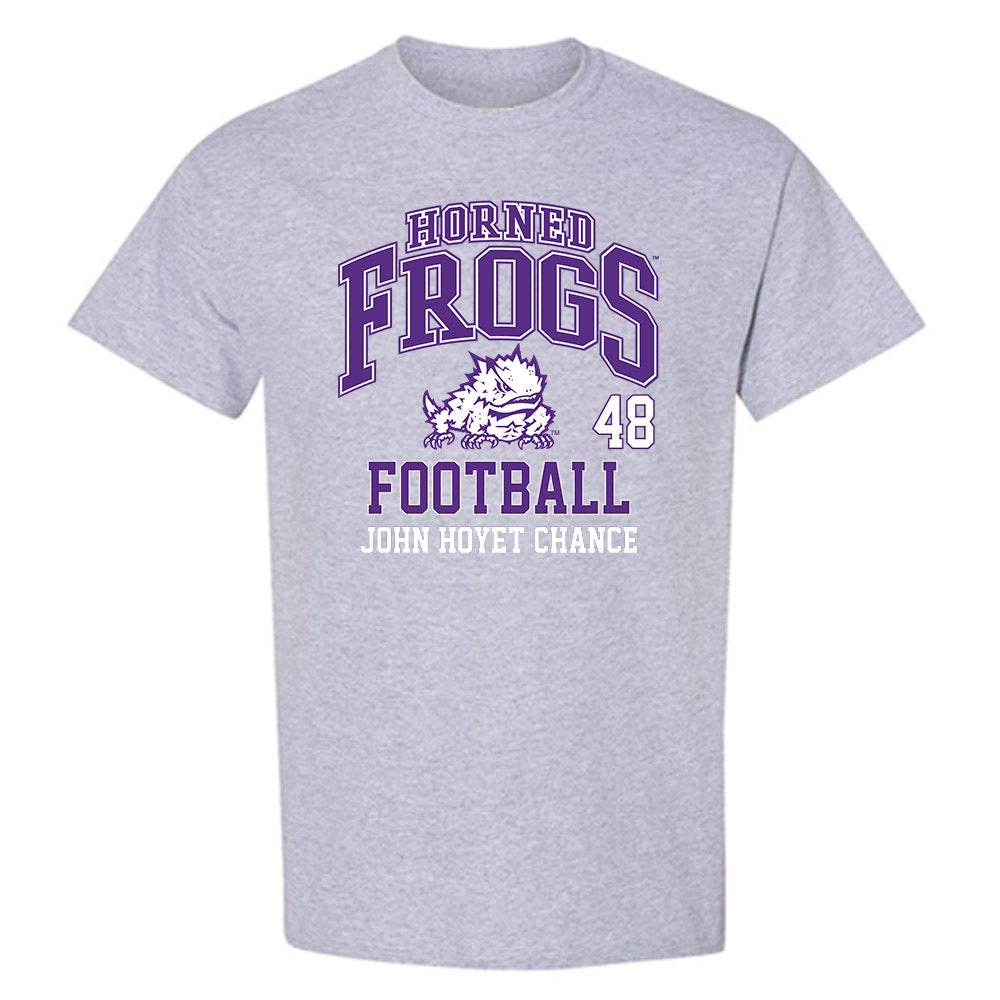TCU - NCAA Football : John Hoyet Chance - Classic Fashion Shersey T-Shirt-0