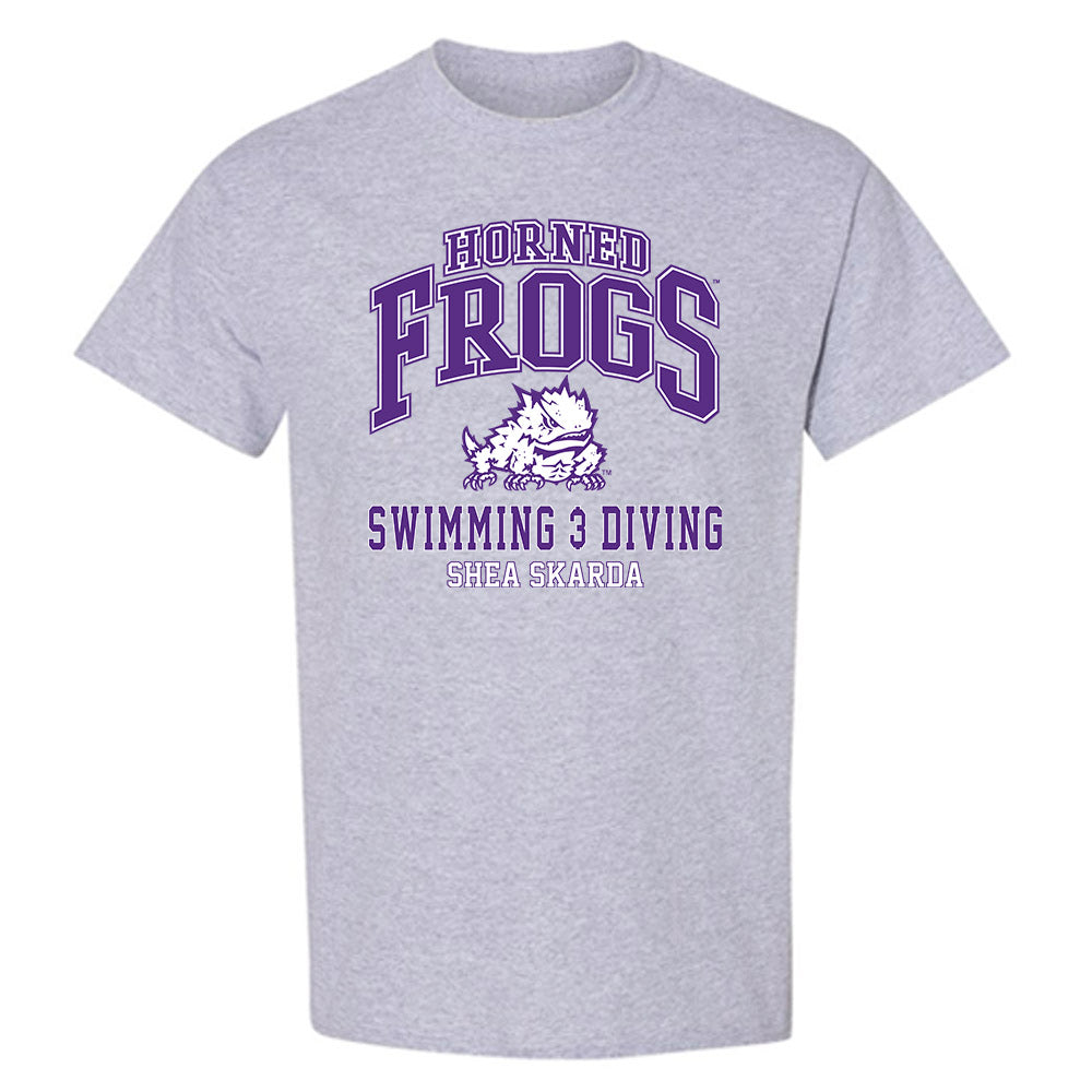 TCU - NCAA Men's Swimming & Diving : Shea Skarda - Classic Fashion Shersey T-Shirt-0