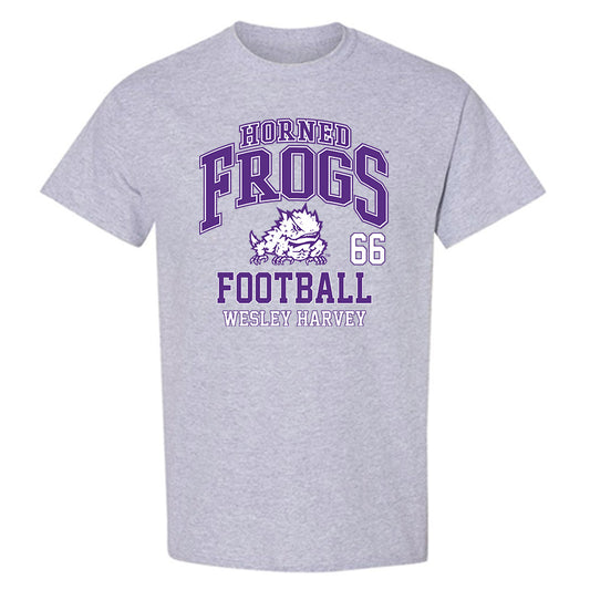 TCU - NCAA Football : Wesley Harvey - Classic Fashion Shersey T-Shirt-0